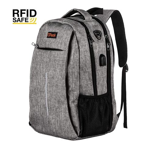 rfid blocking travel backpack 80 off card identity theft protection|backpack with hidden pockets.